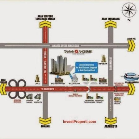 Homy 2 Bedroom Apartment Near Shopping Malls Джакарта Екстериор снимка